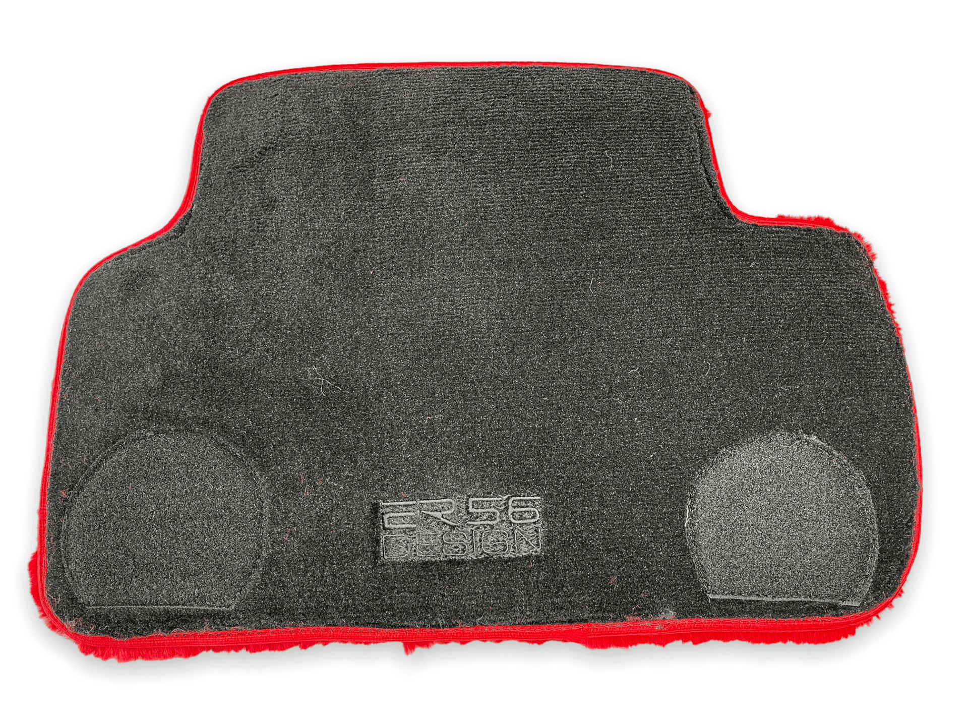 Red Sheepskin Floor Mats For Rolls Royce Cullinan Rr31 2018-2023 Er56 Design Brand - AutoWin