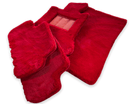 Red Sheepskin Floor Mats For Rolls Royce Wraith 2013–2023 Er56 Design - AutoWin