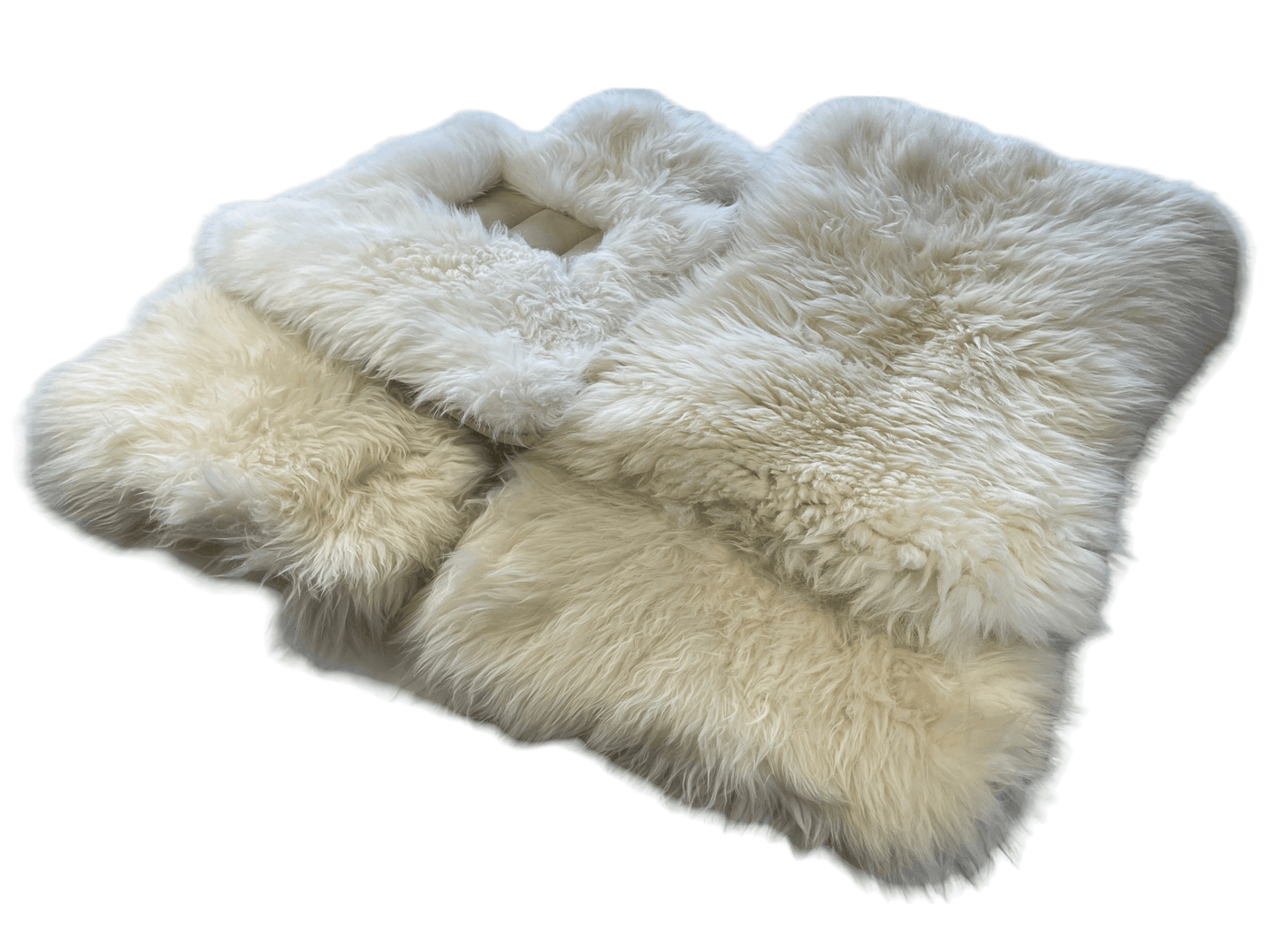White Sheepskin Floor Mats For Rolls Royce Shadow 1965-1977 Er56 Design Brand - AutoWin
